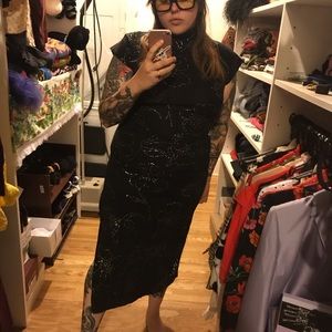 80s betsey johnson punk label dress